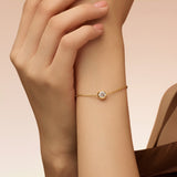Bracelet pendentif en argent Promise Lock