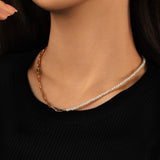 Pearl Grid Harmony Necklace