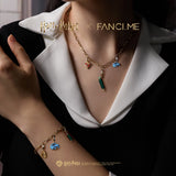Harry Potter x FANCIME Flying Car Silver Charm
