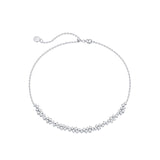 FANCIME “Starlit Aria" Galaxy Tennis Sterling Silver Necklace