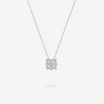 FANCI ME "Clover Blossom" Sterling Silver Necklace Main