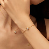 Bracelet pendentif en argent Promise Lock
