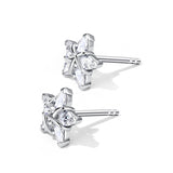 FANCIME "Ms Vega" Twinkling Star Alpha Lyrae Sterling Silver Stud Earring