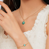 Ocean Dream Dainty Silver Necklace