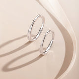 FANCIME "Meet By Accident" Love Infinity Adjustable Sterling Silver Couple Rings