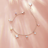 FANCIME "Starlit Dream" Colorful Star Sterling Silver Bracelet