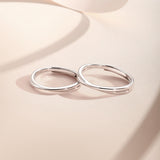 FANCIME "Meet By Accident" Love Infinity Adjustable Sterling Silver Couple Rings