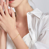 "Celestial Dream" 18K Yellow Gold Friendship Bracelet With Diamond