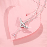 FANCIME "Angel's Love" Sterling Silver Necklace