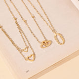 FANCIME “Urban Glint” 14K Solid Yellow Gold Necklace