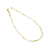 FANCIME Simple 14K Yellow Gold Bracelet