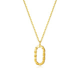 FANCIME “Urban Glint” 14K Solid Yellow Gold Necklace