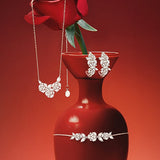 "Blooming Rose" Sterling Silver Bracelet