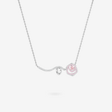 FANCI ME "Rose Amour" Sterling Silver Necklace Main