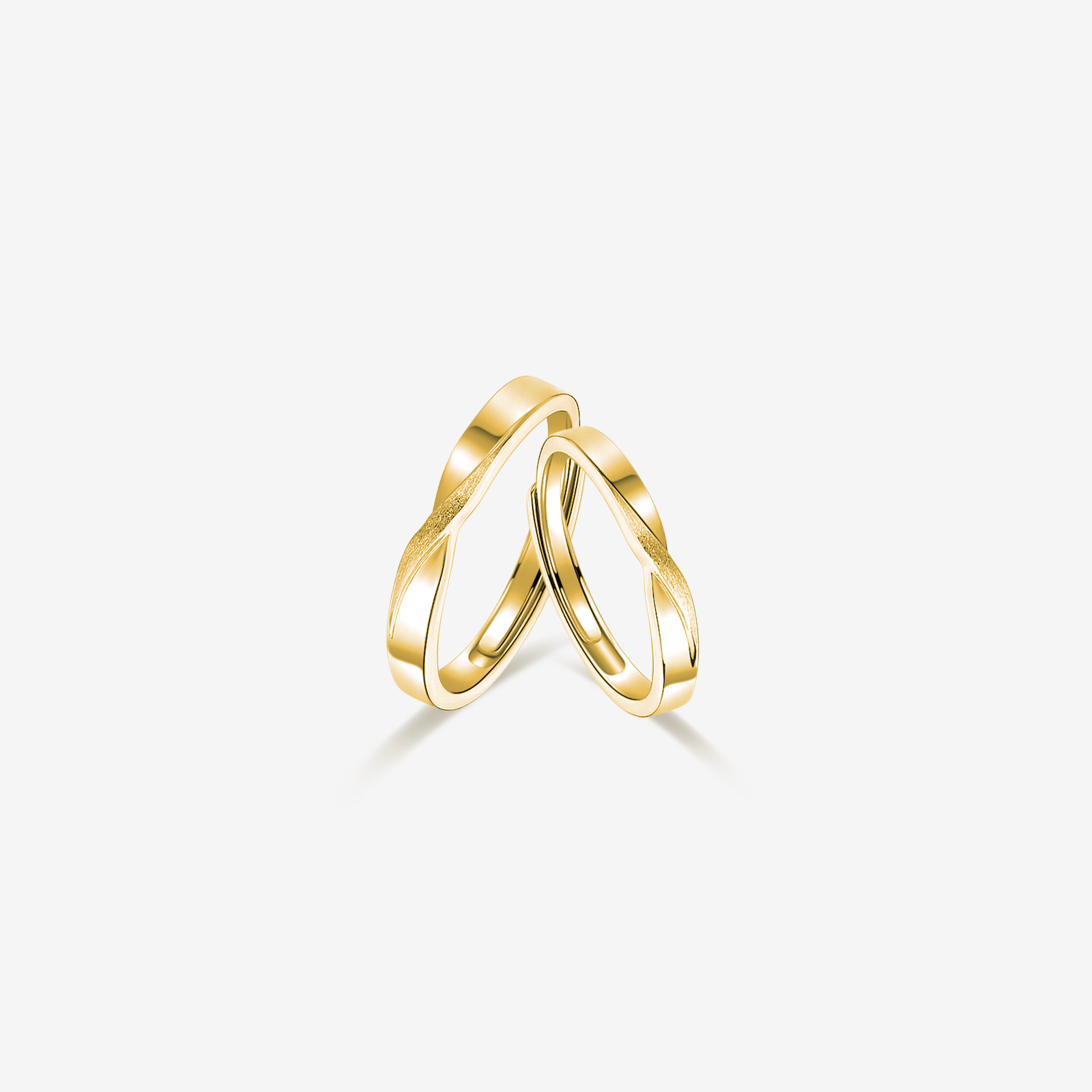 "Mobius Loop" Love Infinity Sterling Silver Rings