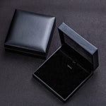 FANCIME Black Highlight Cross Sterling Silver Necklace Box