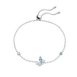 FANCIME "Crystal Joy" Flying Butterfly Sterling Silver Bracelet  Front
