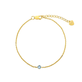 FANCIME Birthstone Gemstone 18K Yellow Gold Bracelets Main