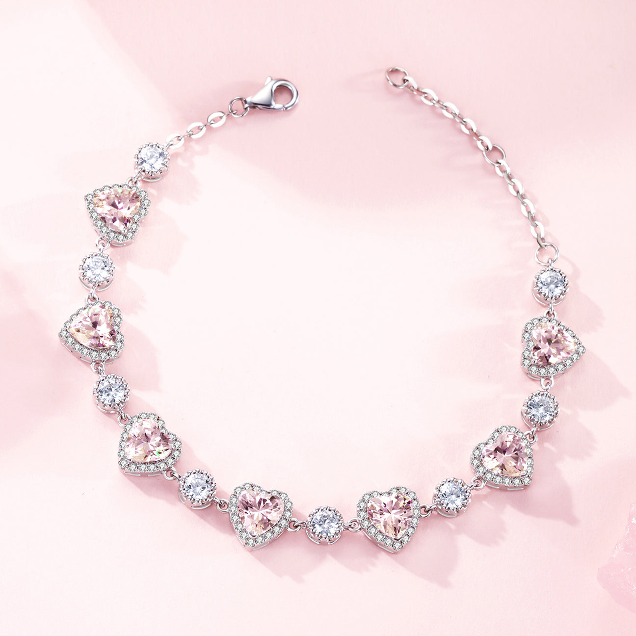 Bracciale tennis in 925CZ massiccio per donna, regalo per matrimonio e