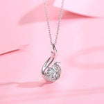 FANCIME Moissanite Phoenix  Newbirth Sterling Silver Necklace Detail