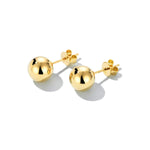 FANCIME Ball 14K Solid Yellow Gold Earring Studs  Main
