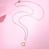 FANCIME Womens Anchor 14k Yellow Gold Necklace Show