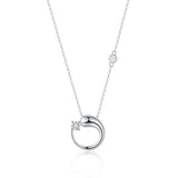 FANCIME "Lover's Drop" Promise Sterling Silver Necklace Main