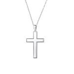 FANCIME Cross Sterling Silver Necklace Main
