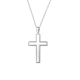 FANCIME Cross Sterling Silver Necklace Main