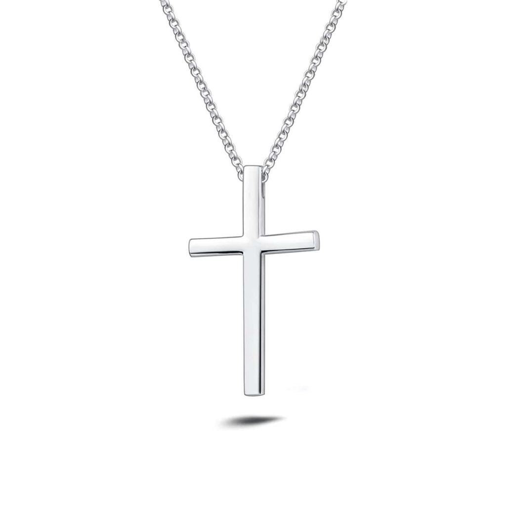 FANCIME Medium Polishing Cross Sterling Silver Necklace Main