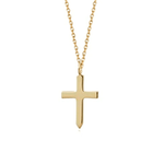 FANCIME Mignon Cross 14K Yellow Gold Necklace Main