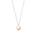 FANCIME Polished Heart 14K Rose Gold Necklace Main