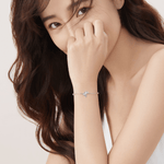 FANCIME "Crystal Joy" Flying Butterfly Sterling Silver Bracelet  Model