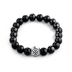 FANCIME ETERNITY Spiritual Beads Stretch  Sterling Silver Bracelet Main