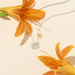 Fanci "Daisy" Daisy Bee Sapphire 18K White Gold Necklace Main2