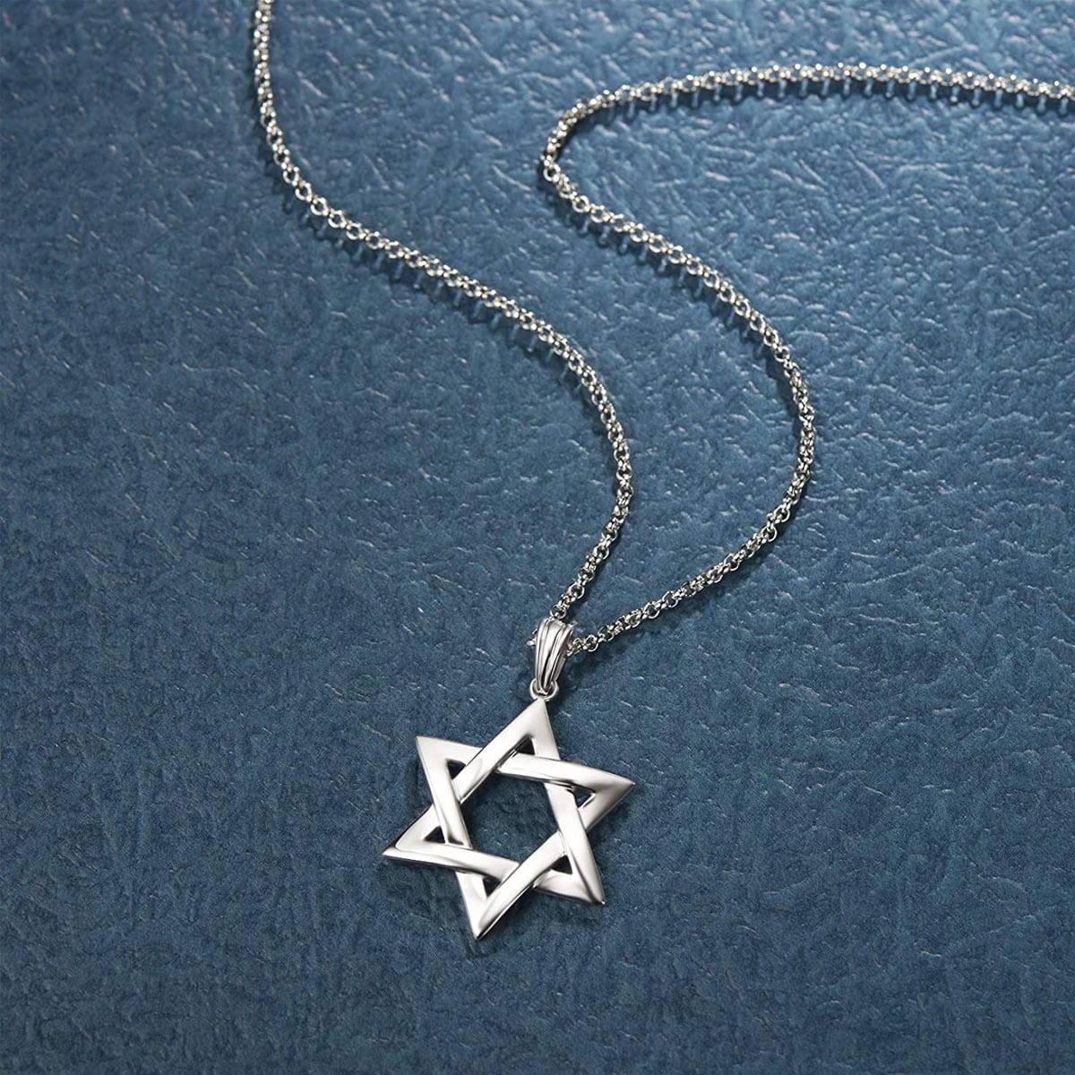 Star of David necklace with 20 inch long Chain