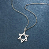 Star of David necklace with 20 inch long Chain