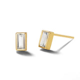 FANCIME Prism 14K Solid Gold Stud Earrings Main
