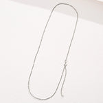 Women's 1.2mm Cable Chain Necklace in 18k White Gold - 18 inch