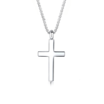 FANCIME Cremation Urn Cross Sterling Silver Necklace Main