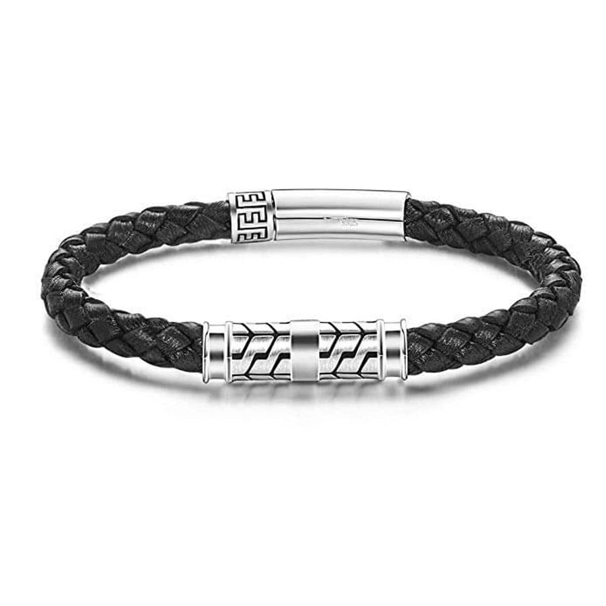 FANCIME DESTINATION Leather Sterling Bracelet
