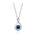 FANCIME "Birthstone" December Gemstone Sterling Silver Necklace Main
