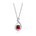 FANCIME "Birthstone" Garnet January GemstoneSterling Silver Necklace Main