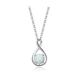 FANCIME "Birthstone" October Gemstone Sterling Silver Necklace Main