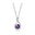 FANCIME Amethyst February Gemstone Sterling Silver Necklace Main