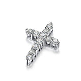 FANCIME "Mini Minnie" Diamond Cross 14K White Gold Necklace pendant