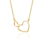 FANCIME Love Heart 14K Yellow Gold Necklace Main