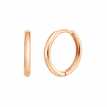 FANCIME Endless Gold 18K Rose Gold Hoop Earrings Main