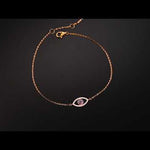 FANCIME Evil Eye 14K Solid Yellow Gold Necklace Video