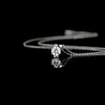 FANCIME Moissanite Flower Six Prong Sterling Silver Necklace Video
